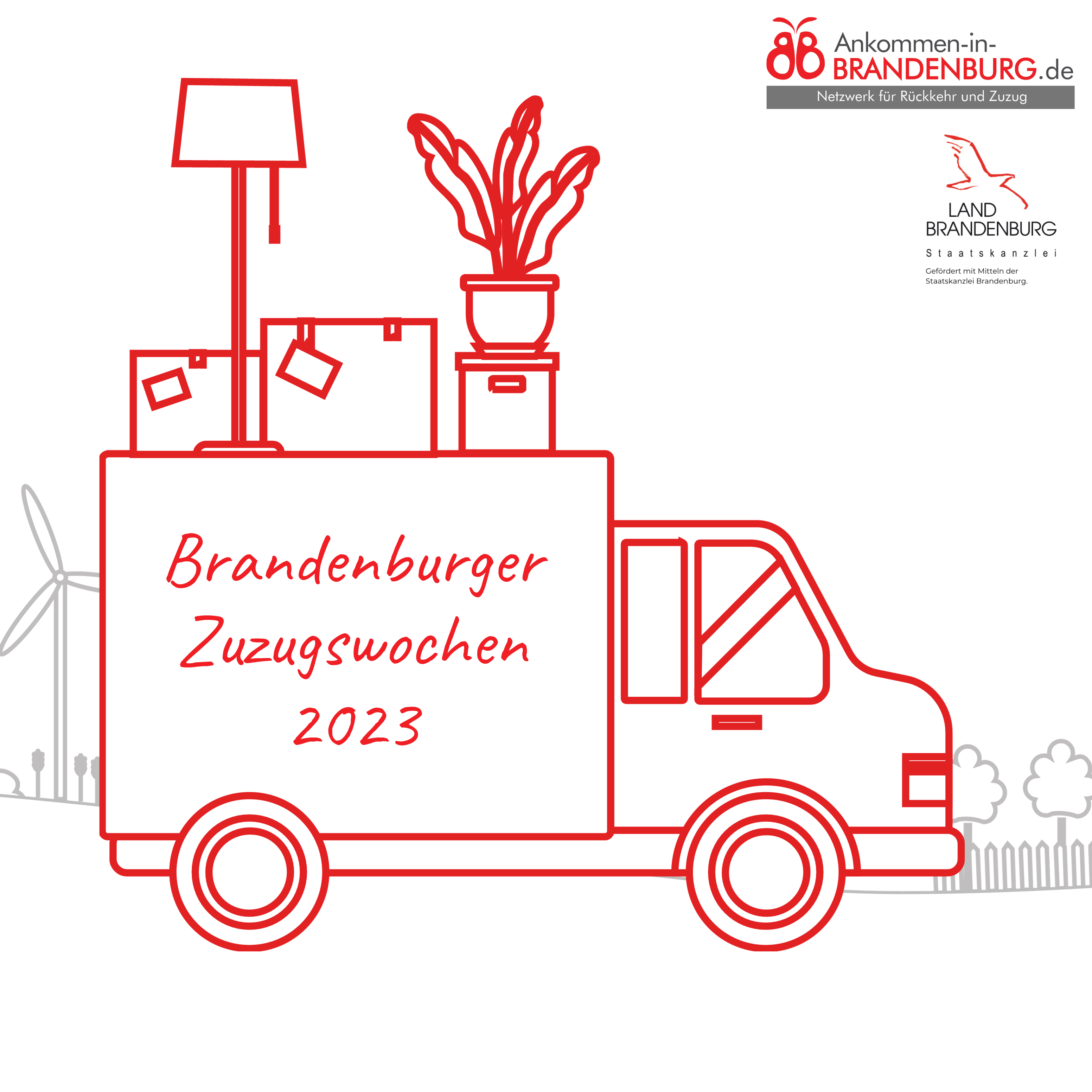 Die zweiten Brandenburger Zuzugswochen machen vom 13. bis 26. November 2023 auf den ländlichen Raum als attraktiven Lebensort aufmerksam